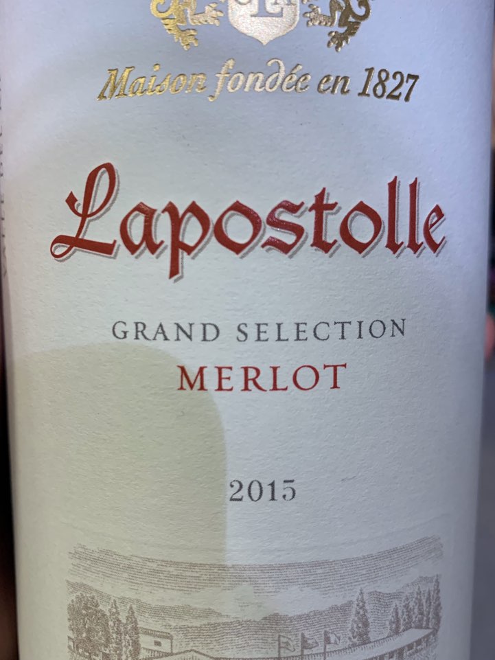 라포스톨 그랑셀렉션 메를로 2015 Lapostolle Grand Selection Cabenet Sauvignon