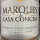마르께스 데 까사 콘차 까베르네 소비뇽 2016 Marques de Casa Concha Cabernet Sauvignon